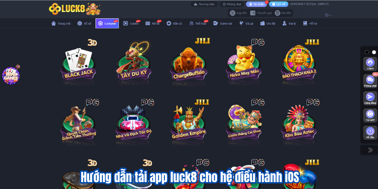 Hướng dẫn tải app luck8 cho hệ điều hành iOS