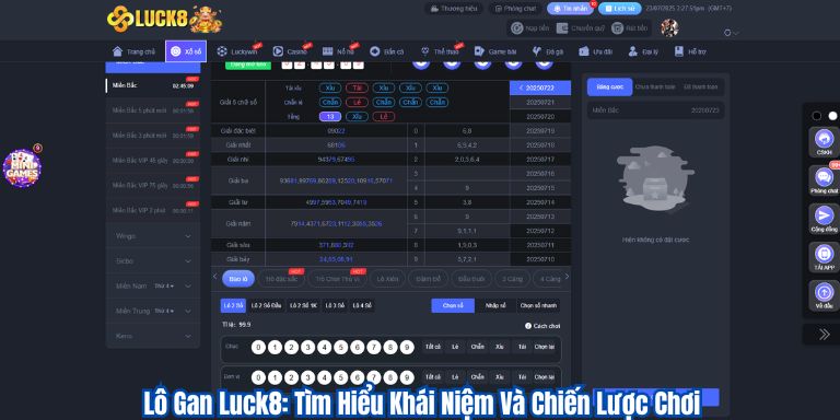 Lô Gan Luck8: Tìm Hiểu Khái Niệm Và Chiến Lược Chơi